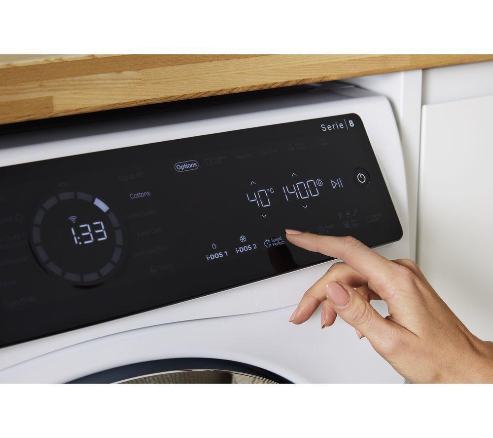 BOSCH Series 8 i-DOS WNC25410GB 10.5 kg Washer Dryer - White image number 14 of 16