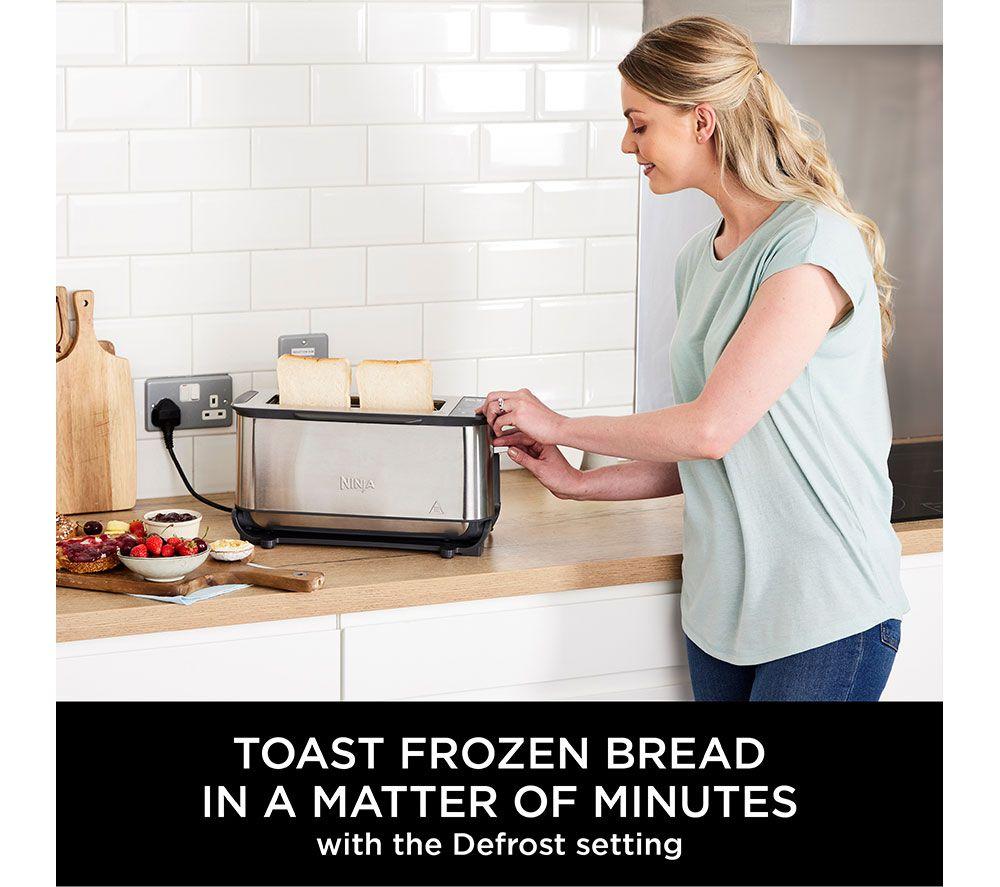 NINJA Foodie ST202UK 3-in-1 Toaster, Grill & Panini Press - Stainless Steel image number 10 of 13