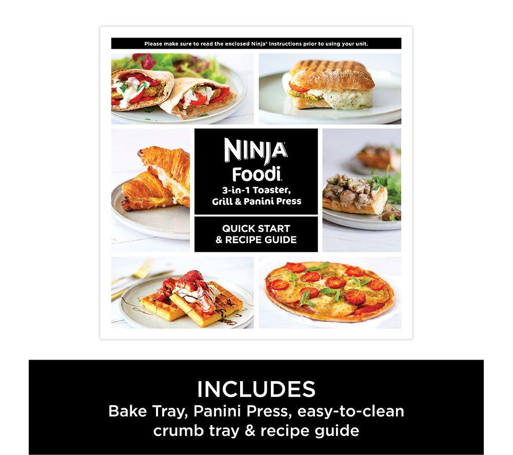 NINJA Foodie ST202UK 3-in-1 Toaster, Grill & Panini Press - Stainless Steel image number 13 of 13