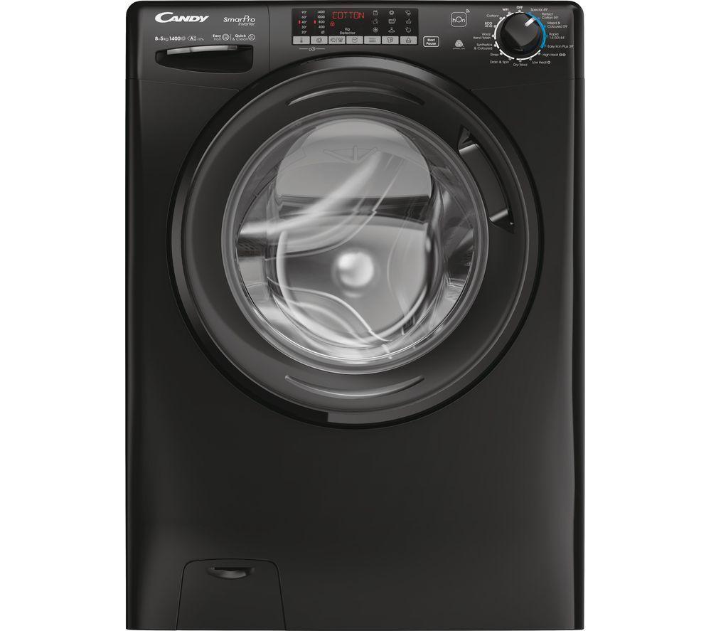 CANDY Smart Pro Inverter CSOW4856TWMBB680 WiFi-enabled 8 kg Washer Dryer - Black, Black