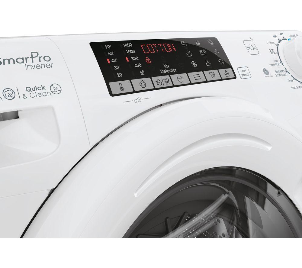 CANDY Smart Pro Inverter CSOW4856TWM6-80 WiFi-enabled 8 kg Washer Dryer - White image number 2 of 12