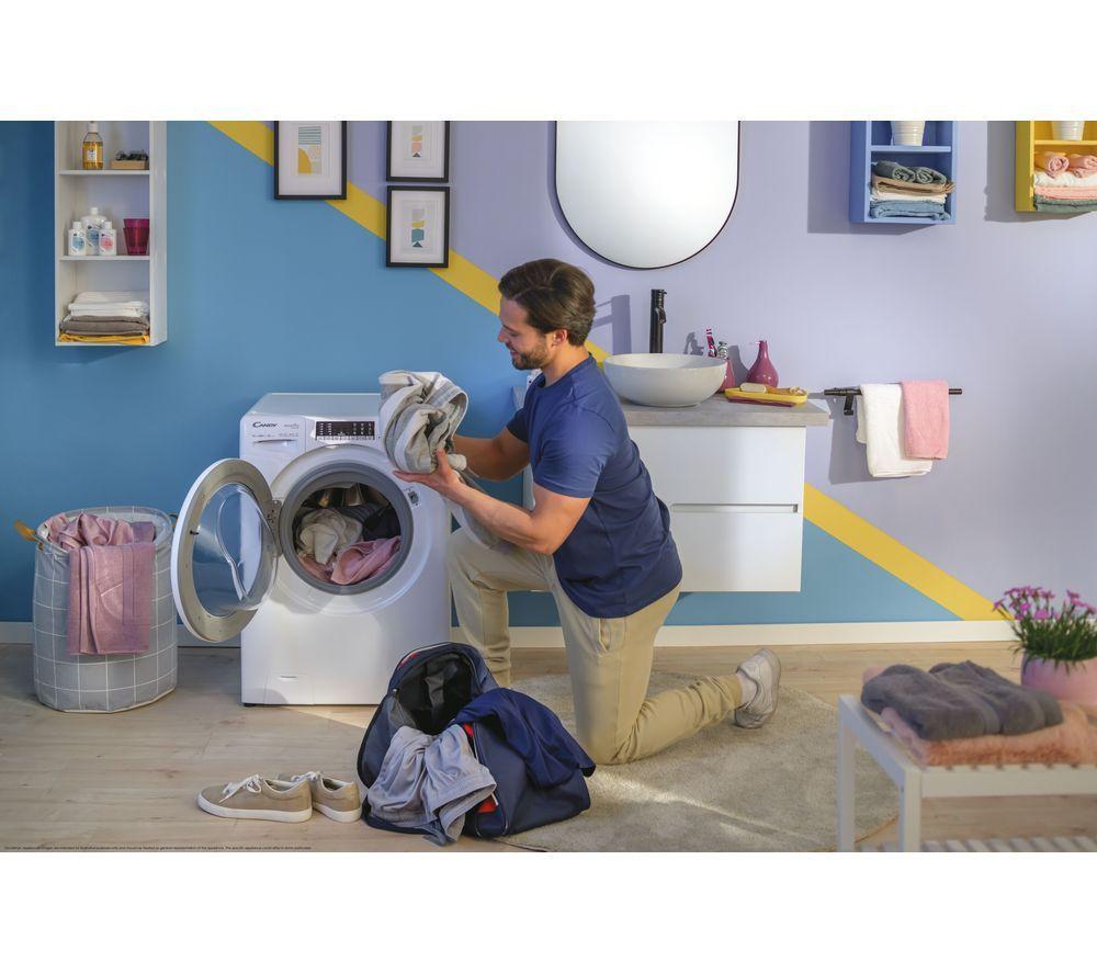 CANDY Smart Pro Inverter CSOW4856TWM6-80 WiFi-enabled 8 kg Washer Dryer - White image number 5 of 12