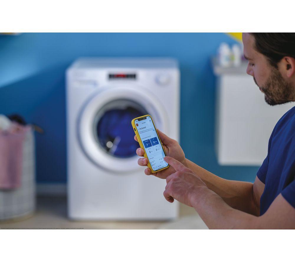 CANDY Smart Pro Inverter CSOW4856TWM6-80 WiFi-enabled 8 kg Washer Dryer - White image number 7 of 12