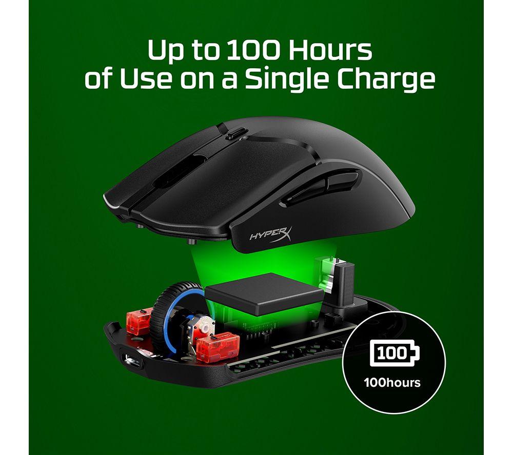 HYPERX Pulsefire Haste Mini Gaming Mouse Wireless, RGB White