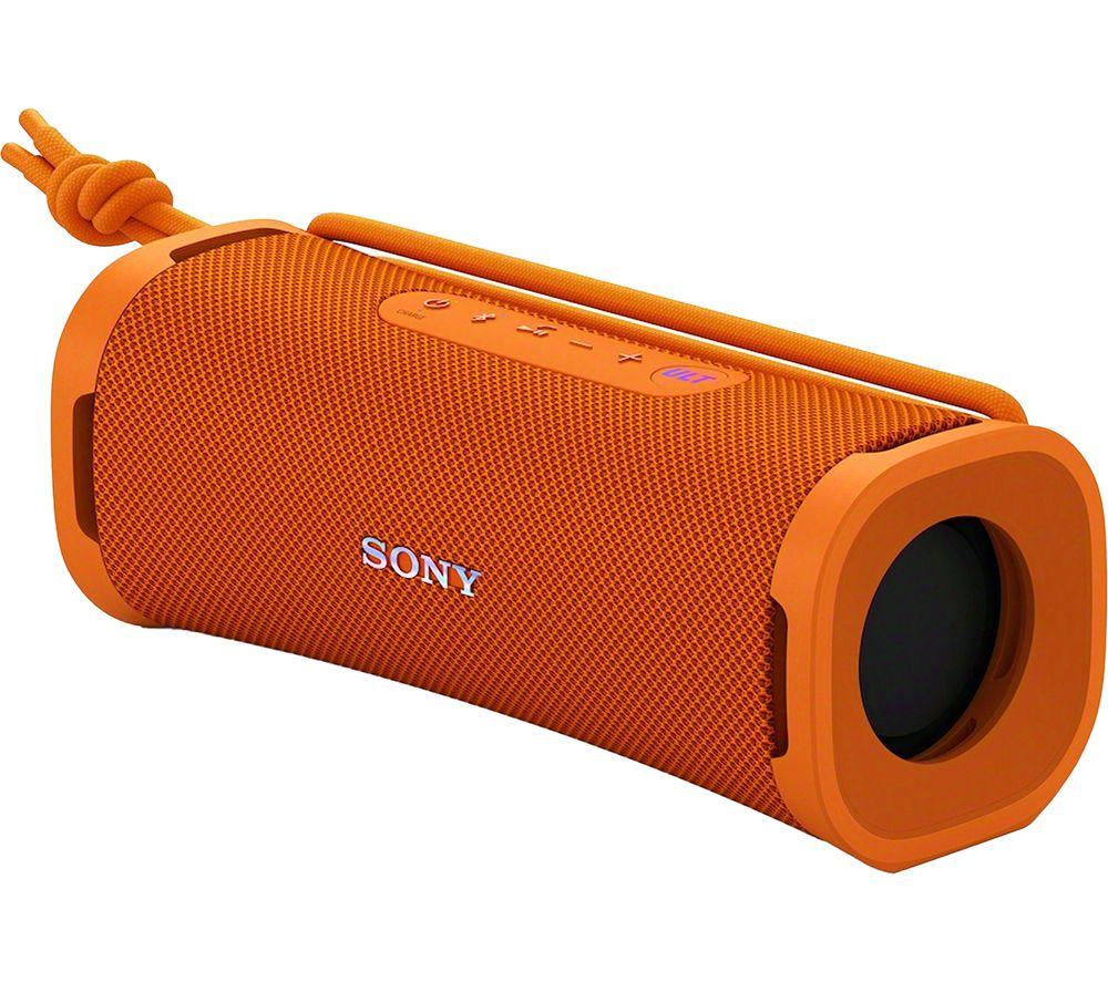 Sony ULT FIELD 1 - Wireless Bluetooth Portable Speaker with ULT POWER SOUND, Ultimate Deep Bass, IP67, Waterproof, Dustproof, Shockproof, 12hr Battery, Clear Call Quality, Outdoor, Travel - Orange