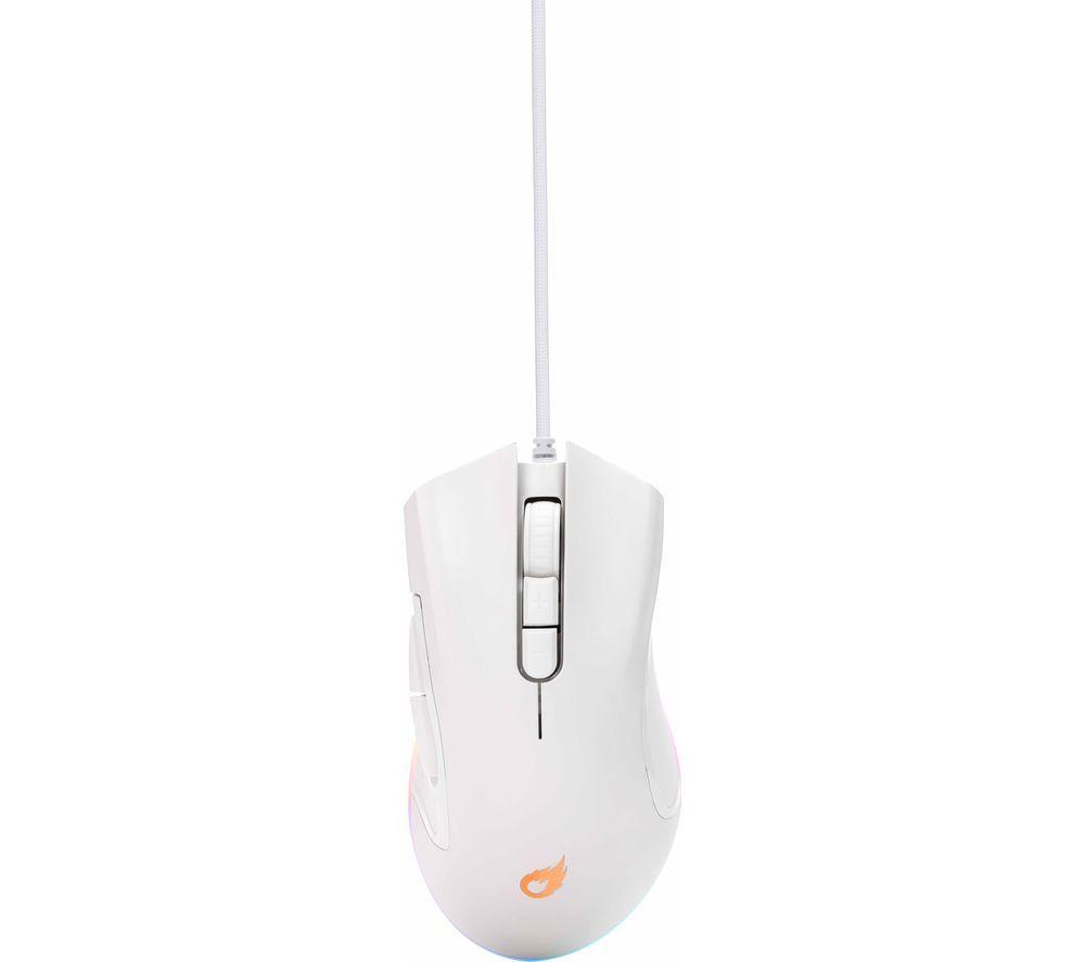 ADX ADXM14W25 RGB Optical Gaming Mouse - White