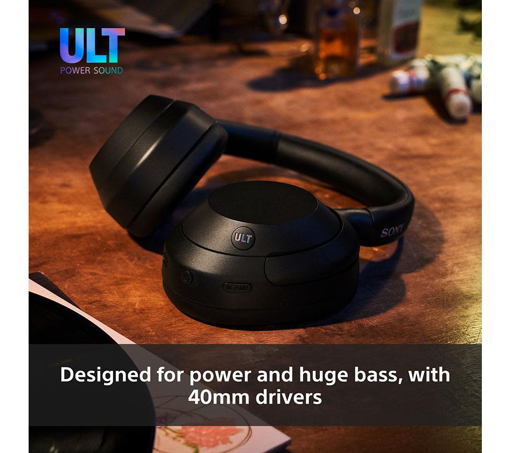 SONY ULT Wear Wireless Bluetooth Noise-Cancelling Headphones - Black image number 3 of 19