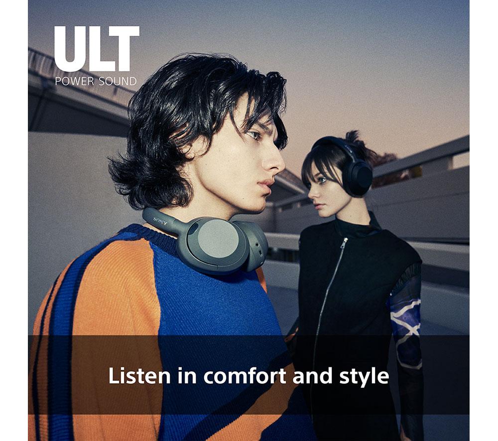 SONY ULT Wear Wireless Bluetooth Noise-Cancelling Headphones - Black image number 6 of 19