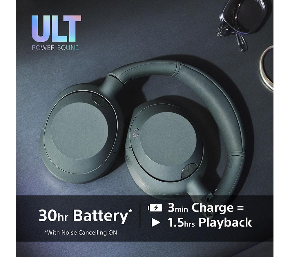 SONY ULT Wear Wireless Bluetooth Noise-Cancelling Headphones - Black image number 8 of 19