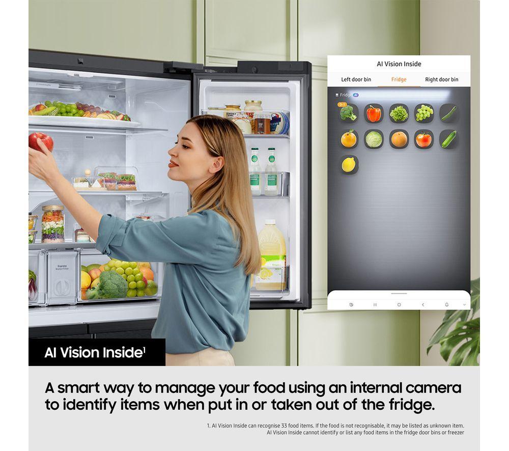 SAMSUNG Family Hub with AI Vision RF65DG9H0ESREU Smart Fridge Freezer - Silver image number 5 of 12