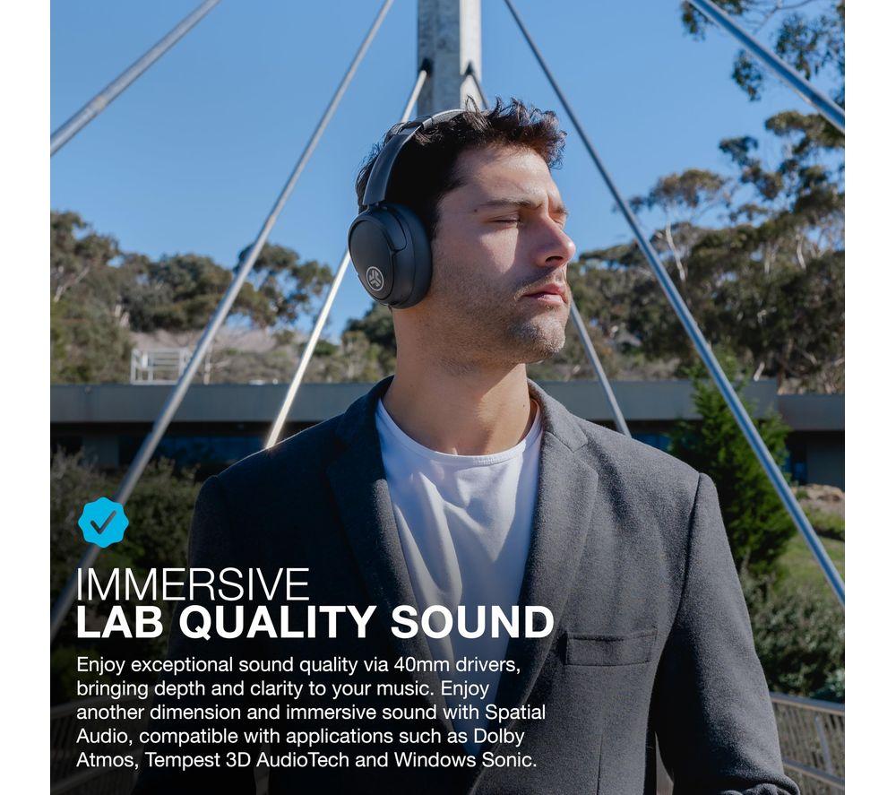 JLAB JBuds Lux Wireless Bluetooth Noise-Cancelling Headphones - Graphite image number 6 of 9