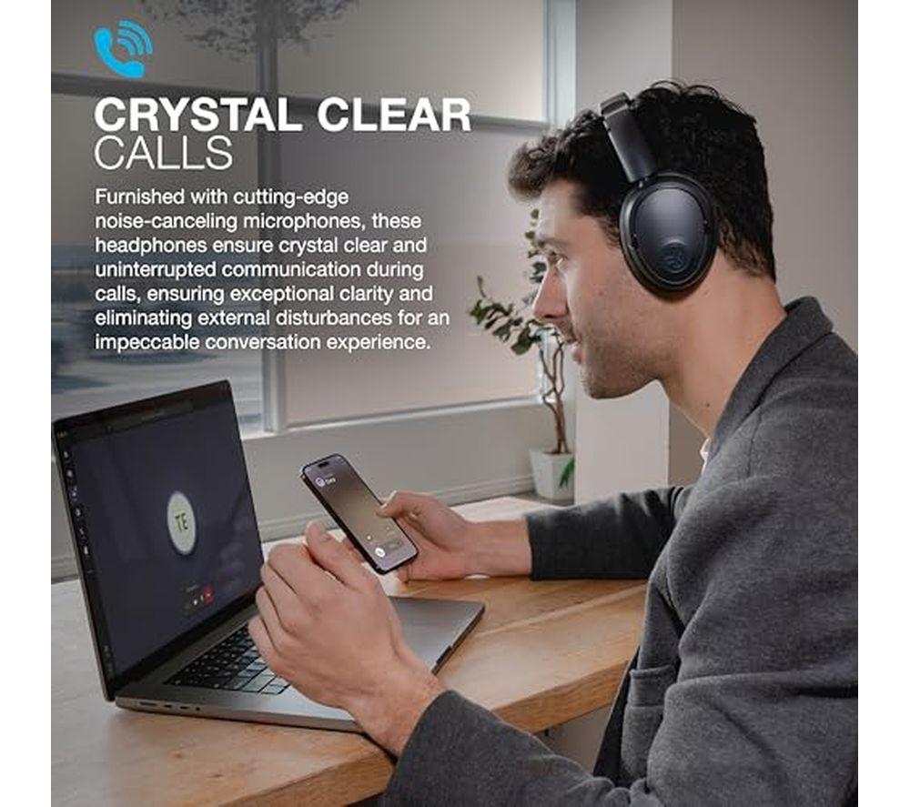 JLAB JBuds Lux Wireless Bluetooth Noise-Cancelling Headphones - Graphite image number 9 of 9
