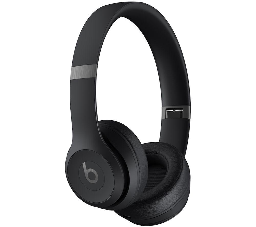Beats Solo 4 – Wireless Bluetooth On-Ear Headphones, Apple & Android Compatible, Up to 50 hours of Battery Life – Matt Black