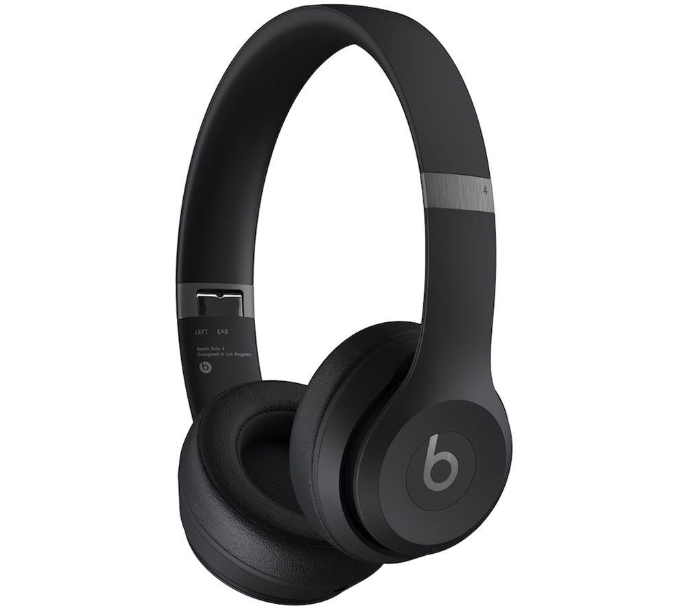BEATS Solo 4 Wireless Bluetooth Headphones - Black image number 4 of 8