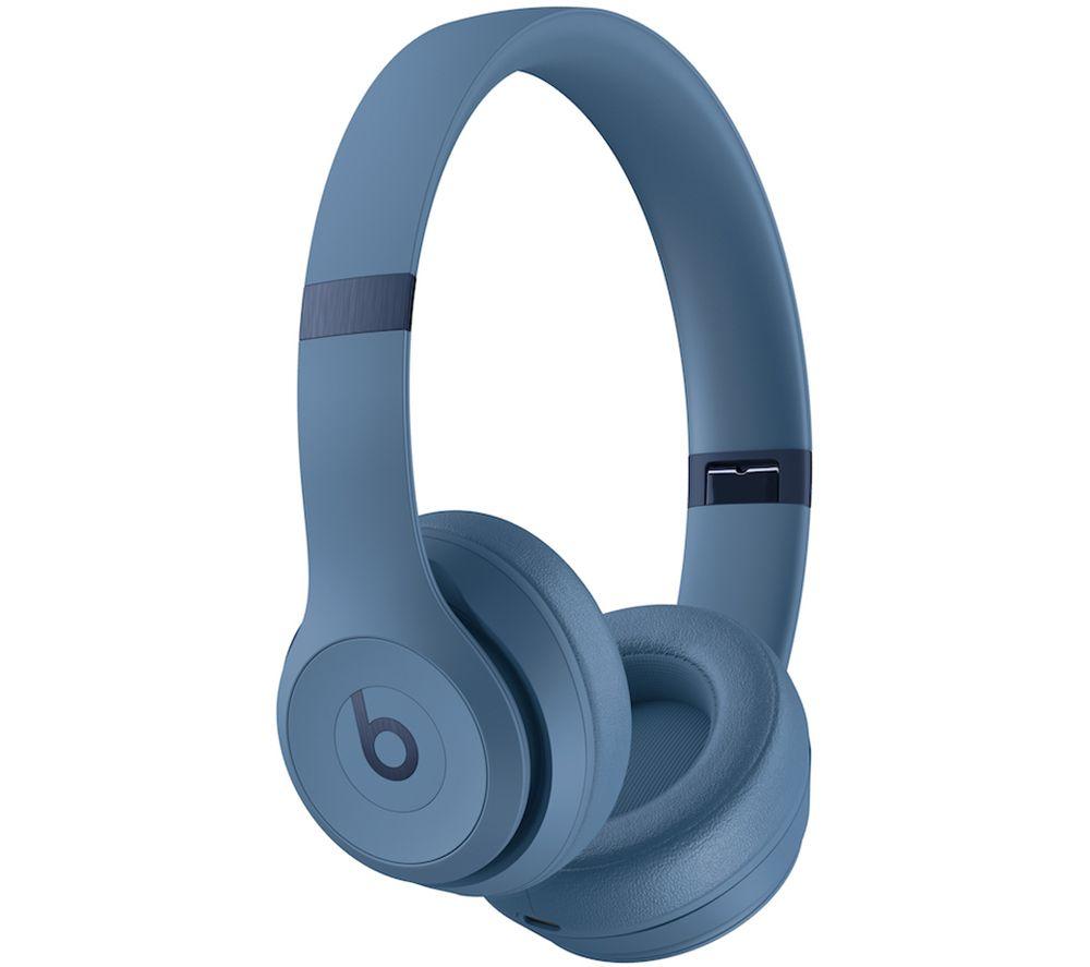 Beats Solo 4 – Wireless Bluetooth On-Ear Headphones, Apple & Android Compatible, Up to 50 hours of Battery Life – Slate Blue