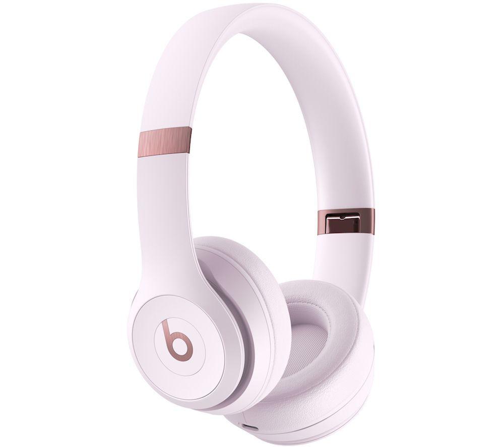 Beats Solo 4 – Wireless Bluetooth On-Ear Headphones, Apple & Android Compatible, Up to 50 hours of Battery Life – Cloud Pink