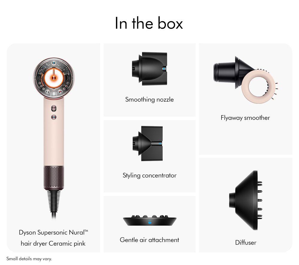 DYSON Supersonic Nural Straight+Wavy Hair Dryer - Ceramic Pink image number 5 of 8