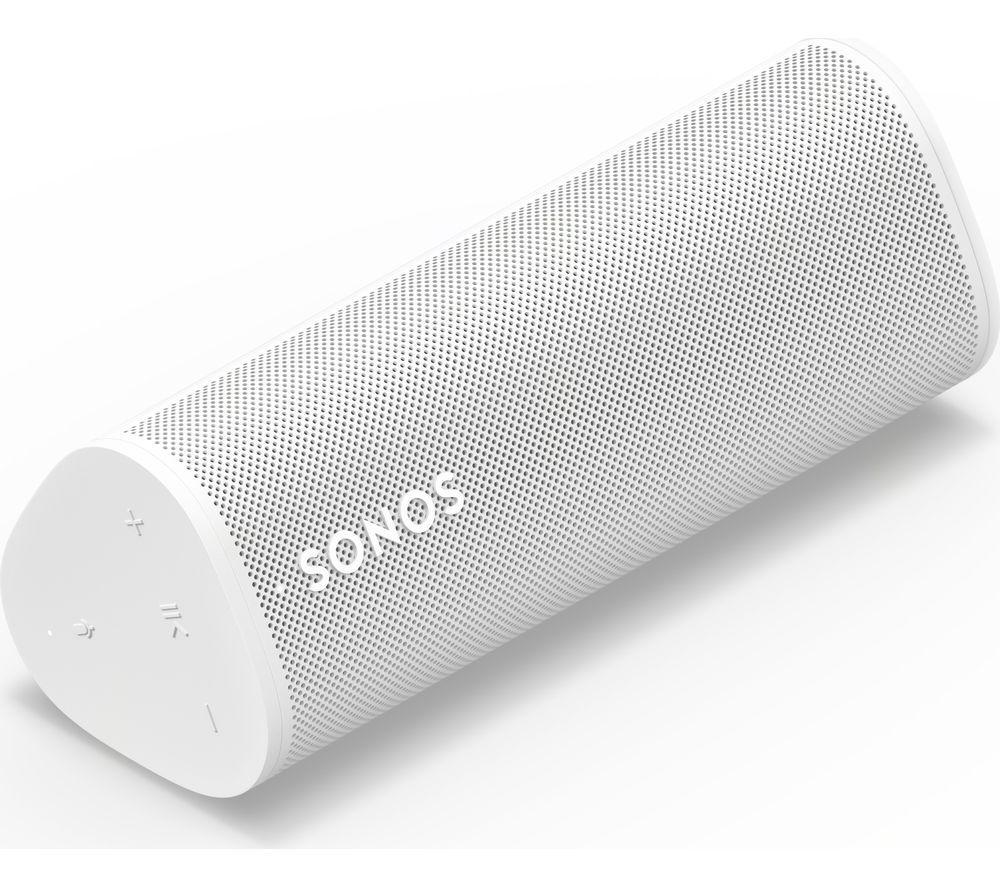 SONOS Roam 2 Portable Wireless Multi-room Speaker with Amazon Alexa - White image number 3 of 4