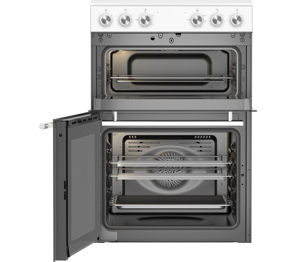 LOGIK LFTC60W24 60 cm Electric Ceramic Cooker - White image number 3 of 7