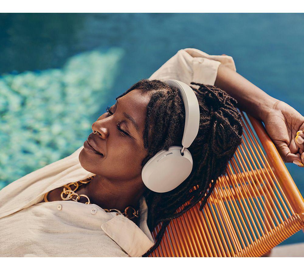 SONOS Ace Wireless Bluetooth Noise-Cancelling Headphones - White image number 10 of 11