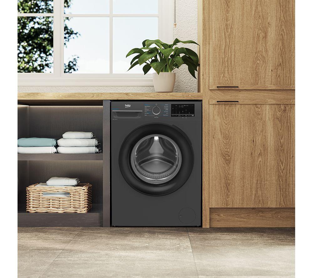 BEKO Pro EnergySpin IronFast BM3WT4941IA 9 kg 1400 Spin Washing Machine - Anthracite image number 4 of 17