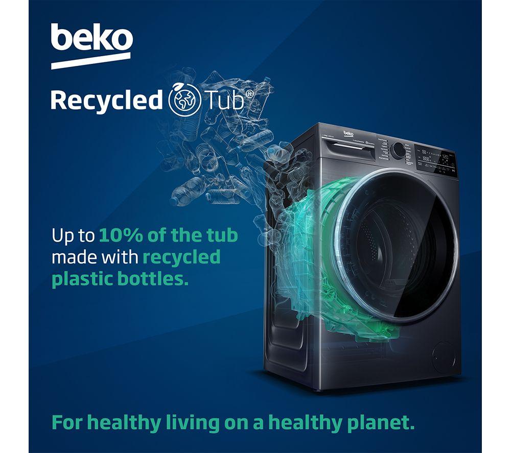BEKO Pro EnergySpin IronFast BM3WT4941IW 9 kg 1400 Spin Washing Machine - White image number 8 of 17
