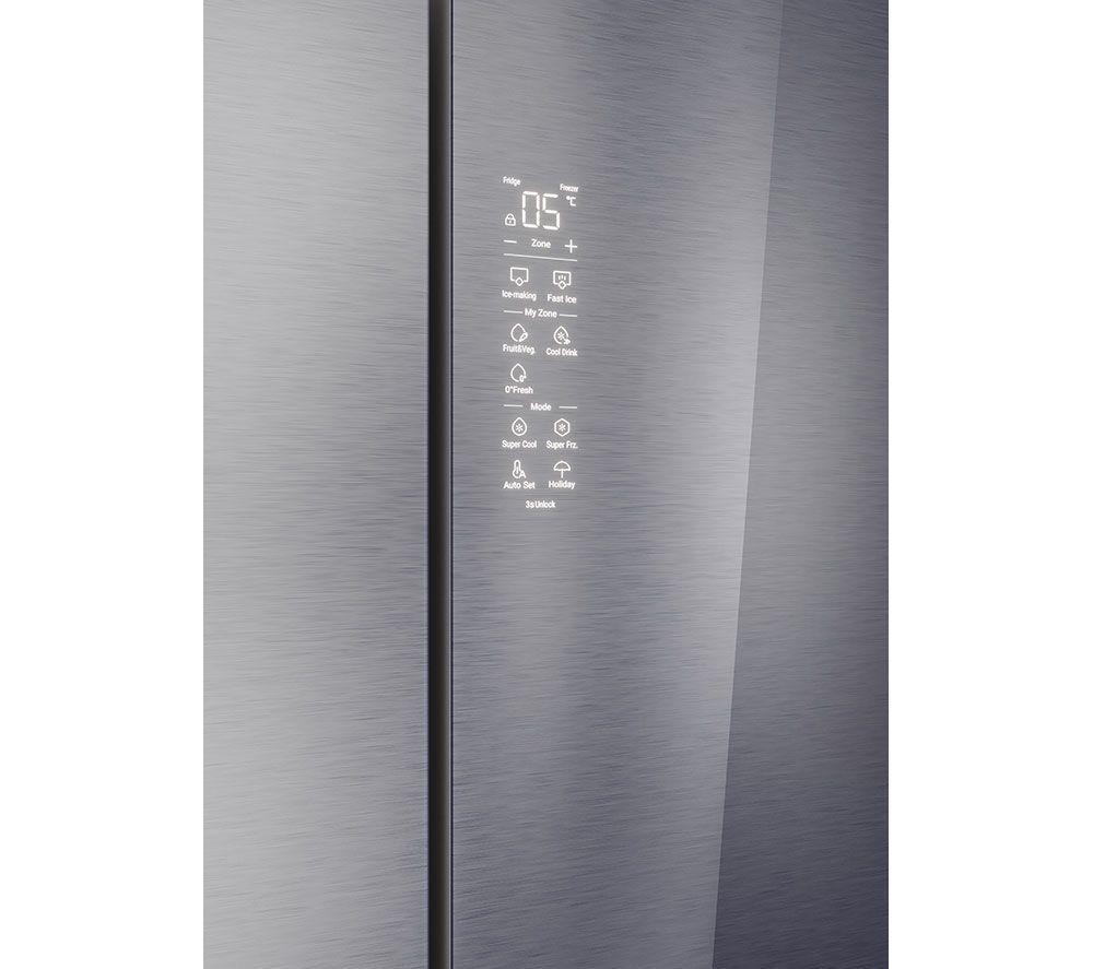 HAIER Series 7 HFR79F19EFGK Fridge Freezer - Sapphire Glass image number 15 of 17