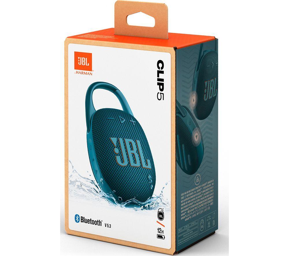 JBL Clip 5 Portable Bluetooth Speaker - Blue image number 9 of 9