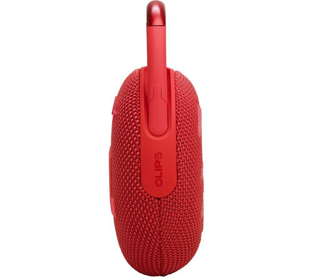 JBL Clip 5 Portable Bluetooth Speaker - Red image number 4 of 8