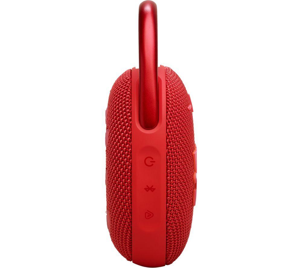 JBL Clip 5 Portable Bluetooth Speaker - Red image number 5 of 8