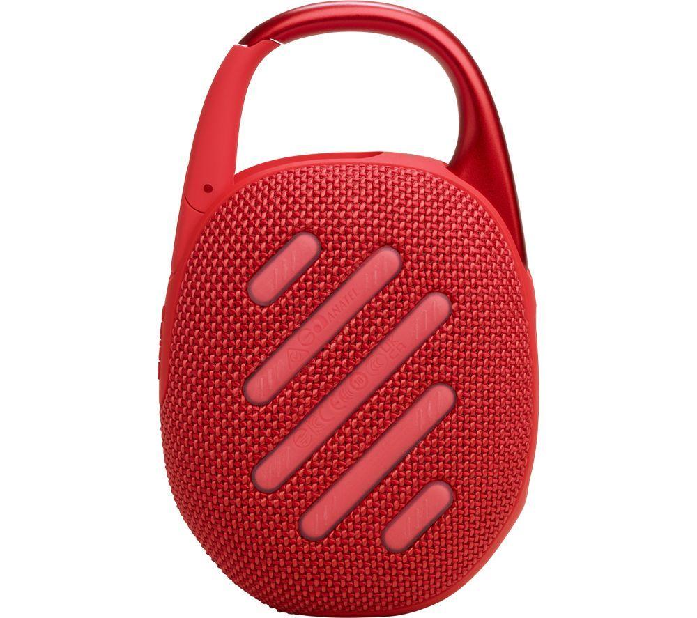 JBL Clip 5 Portable Bluetooth Speaker - Red image number 8 of 8