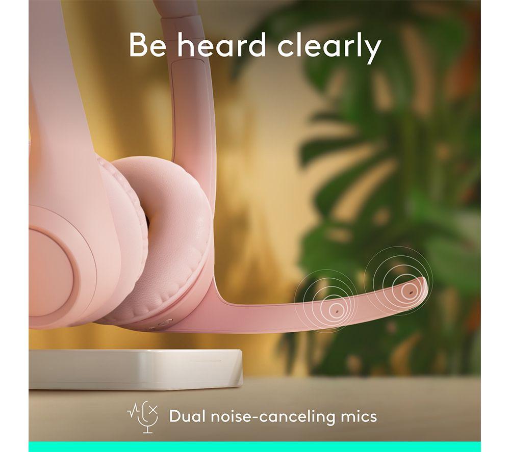 LOGITECH Zone 300 Wireless Headset - Rose image number 2 of 10