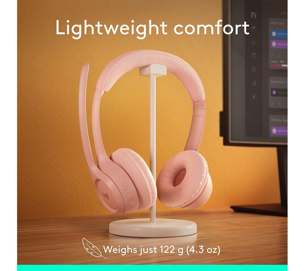 LOGITECH Zone 300 Wireless Headset - Rose image number 8 of 10