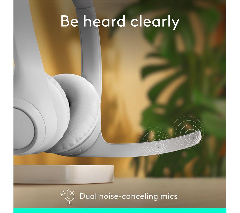 LOGITECH Zone 300 Wireless Headset - Off White image number 2 of 11