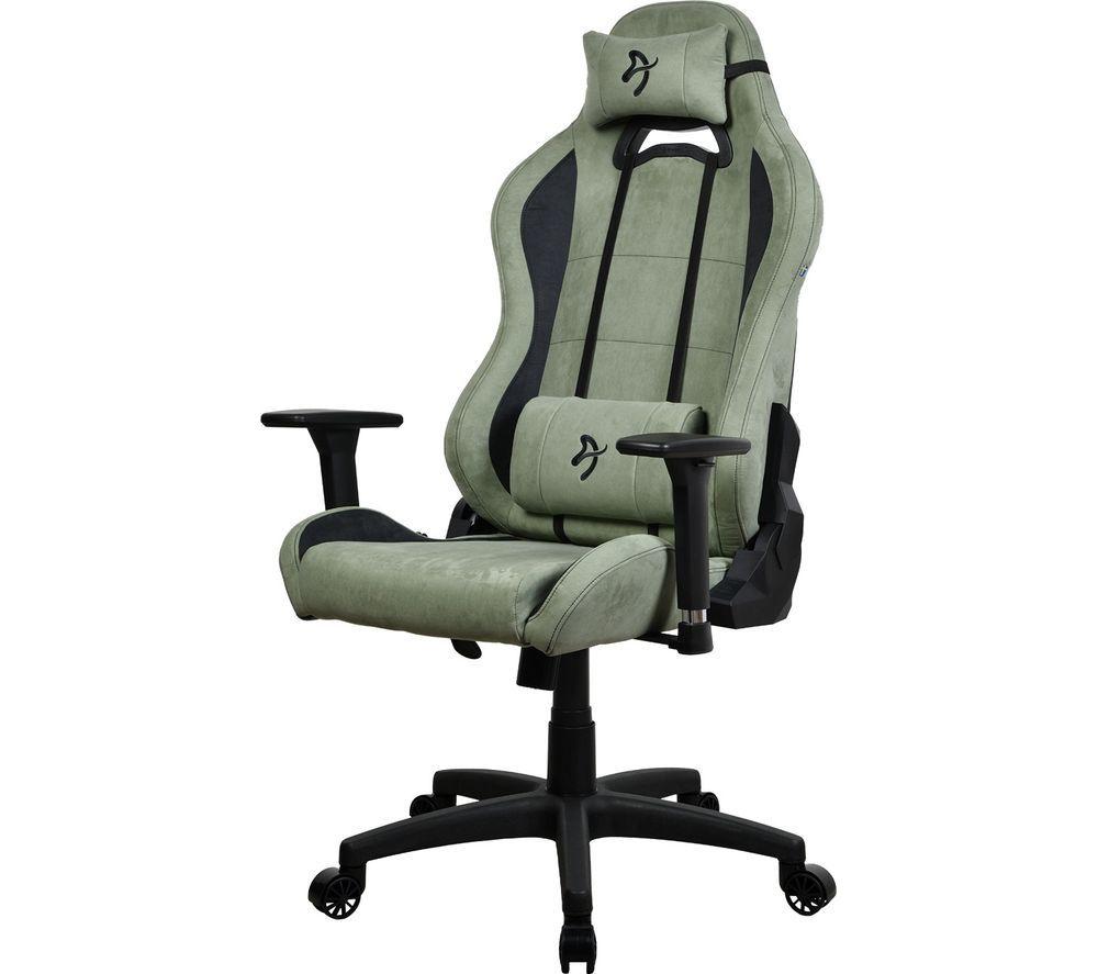AROZZI Torretta Supersoft Fabric Gaming Chair - Forest image number 2 of 7
