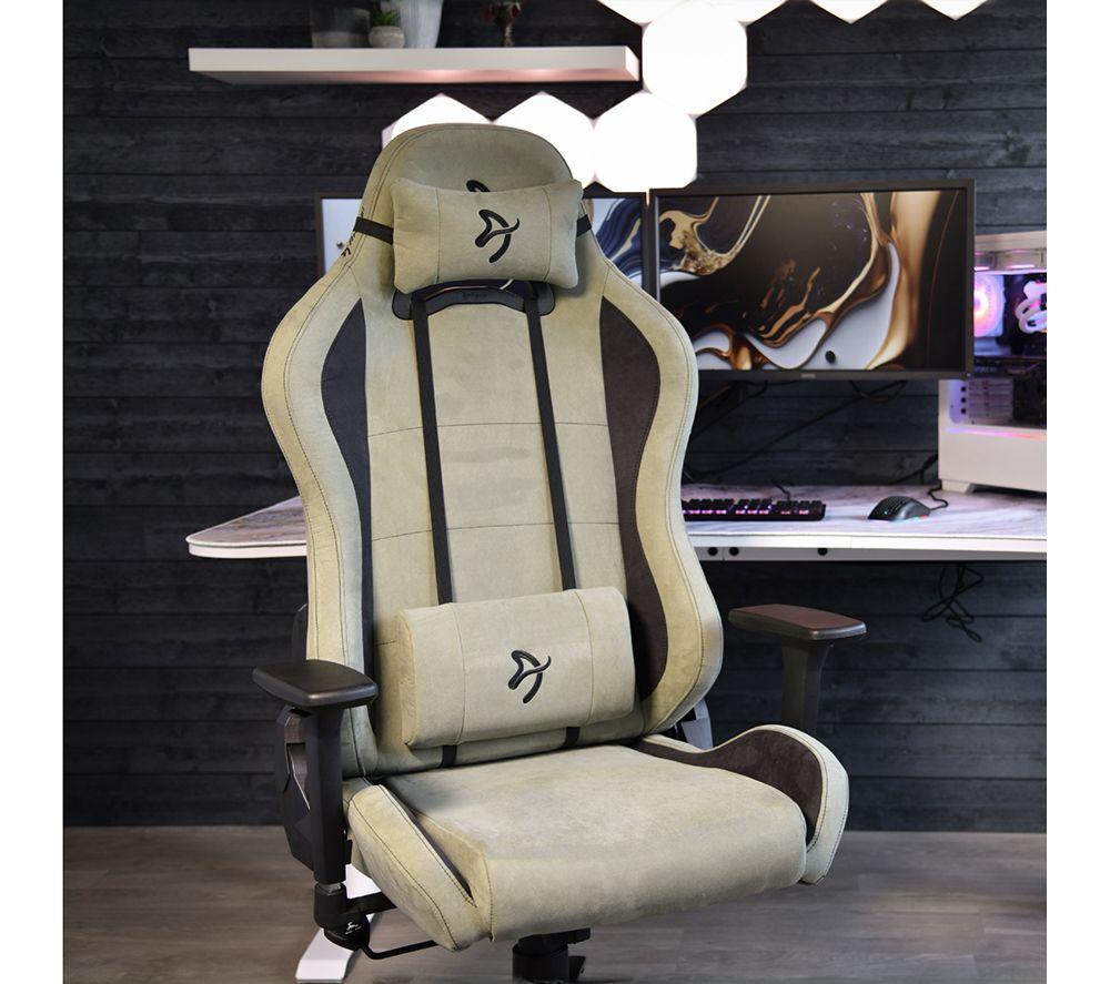 Arozzi Toretta Soft Fabric Gaming Chair in Dark Grey
