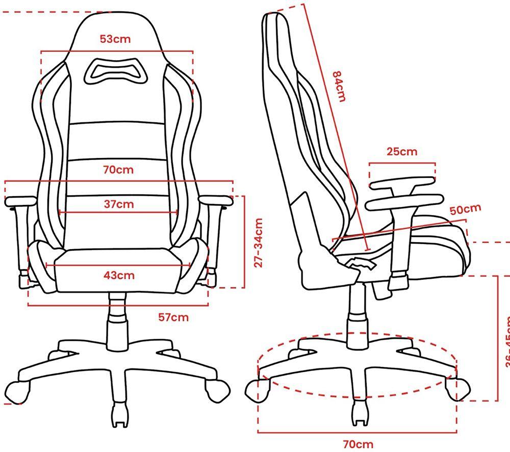 AROZZI Torretta Supersoft Fabric Gaming Chair - Forest image number 6 of 7