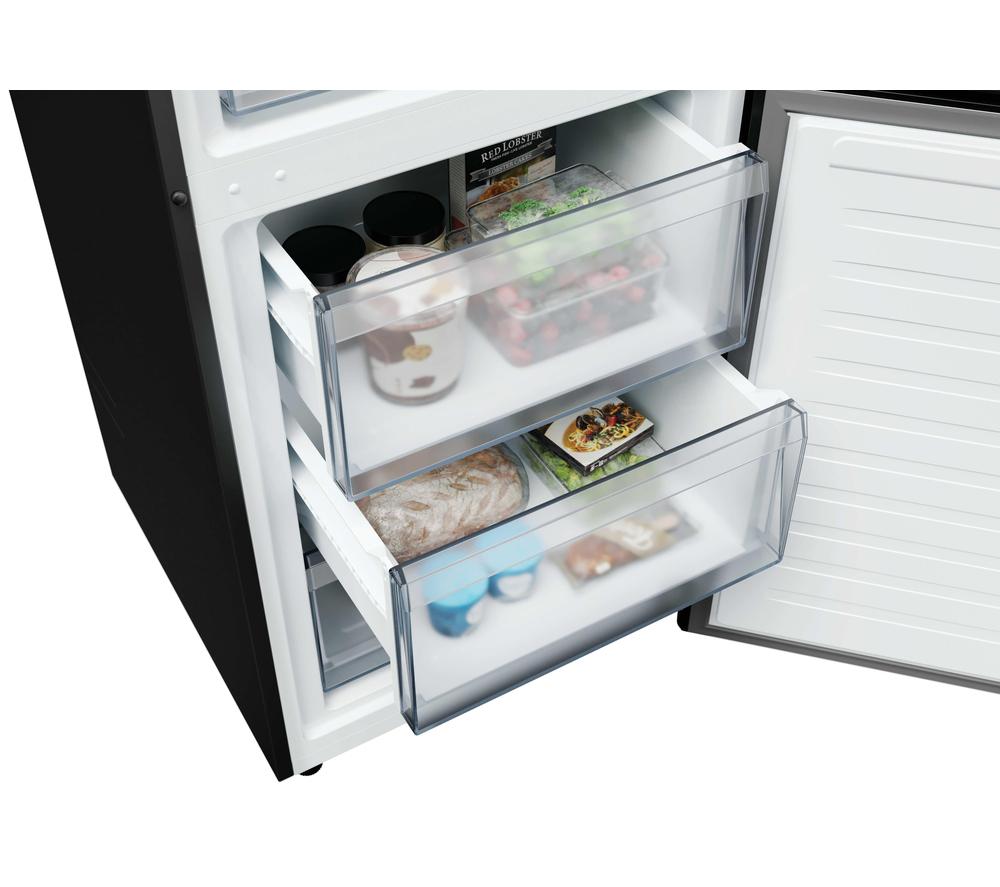HOOVER HONCQ2T618EBK 60/40 Fridge Freezer - Black image number 9 of 18