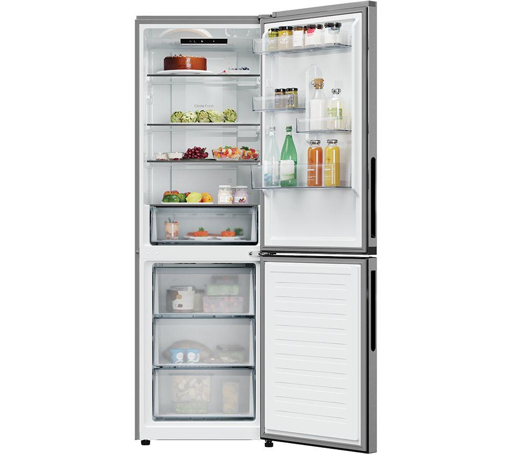 HOOVER HONCQ2T618EXK 60/40 Fridge Freezer - Silver image number 2 of 12