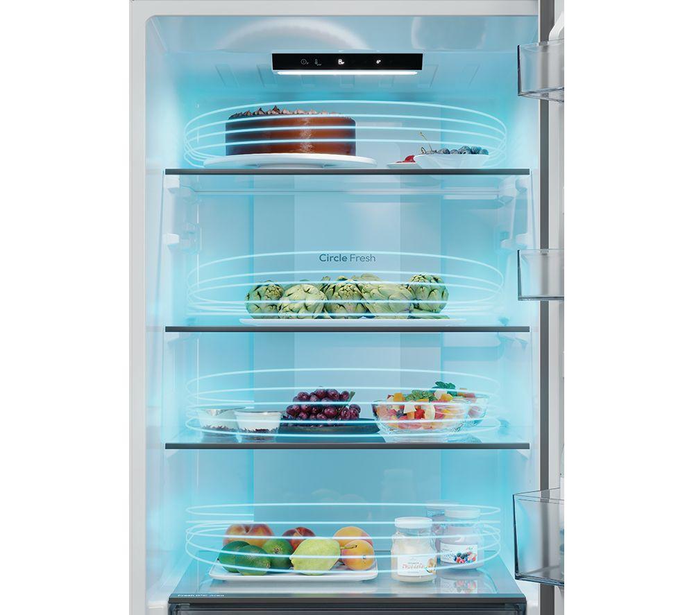 HOOVER HONCQ2T618EXK 60/40 Fridge Freezer - Silver image number 4 of 12