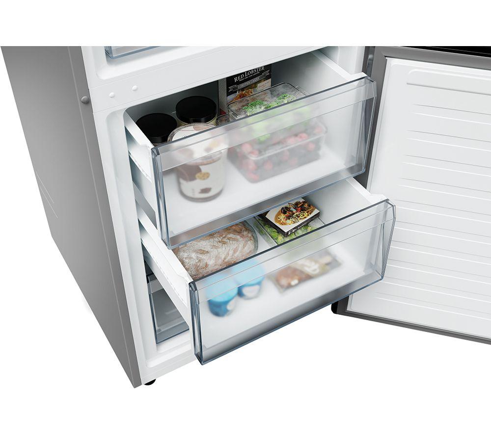 HOOVER HONCQ2T618EXK 60/40 Fridge Freezer - Silver image number 8 of 12
