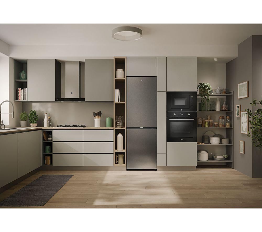 HOOVER HONCQ2T618EXK 60/40 Fridge Freezer - Silver image number 10 of 12