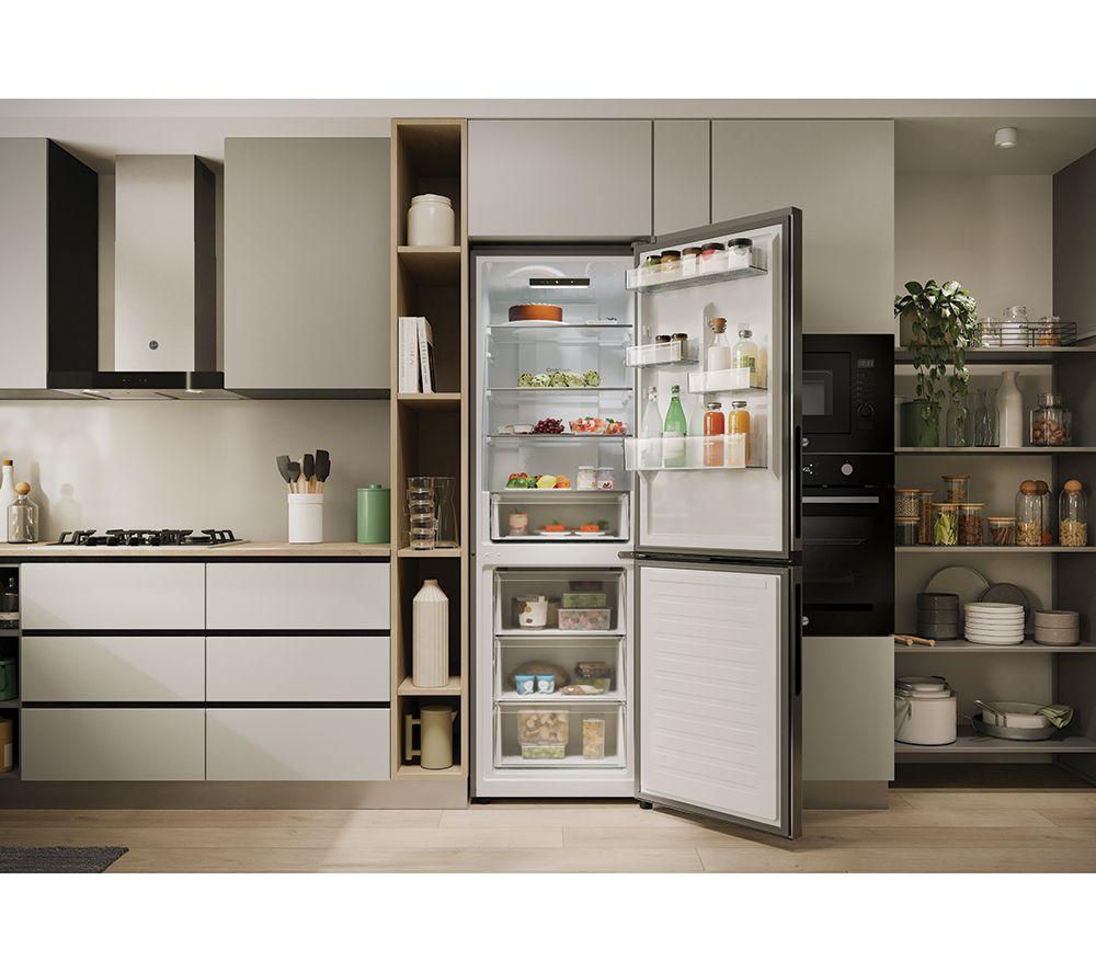 HOOVER HONCQ2T618EXK 60/40 Fridge Freezer - Silver image number 11 of 12