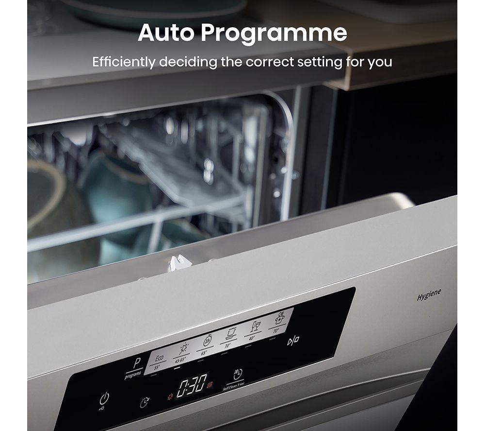 HISENSE HS642D90XUK Full-size Dishwasher - Stainless Steel image number 10 of 14