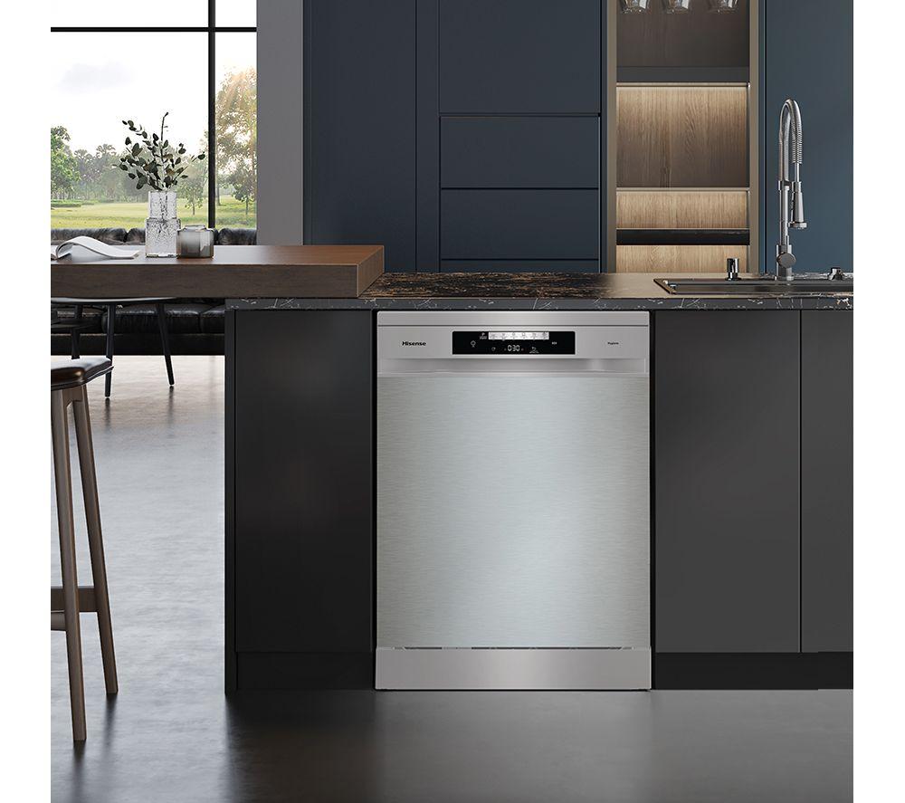 HISENSE HS642D90XUK Full-size Dishwasher - Stainless Steel image number 14 of 14