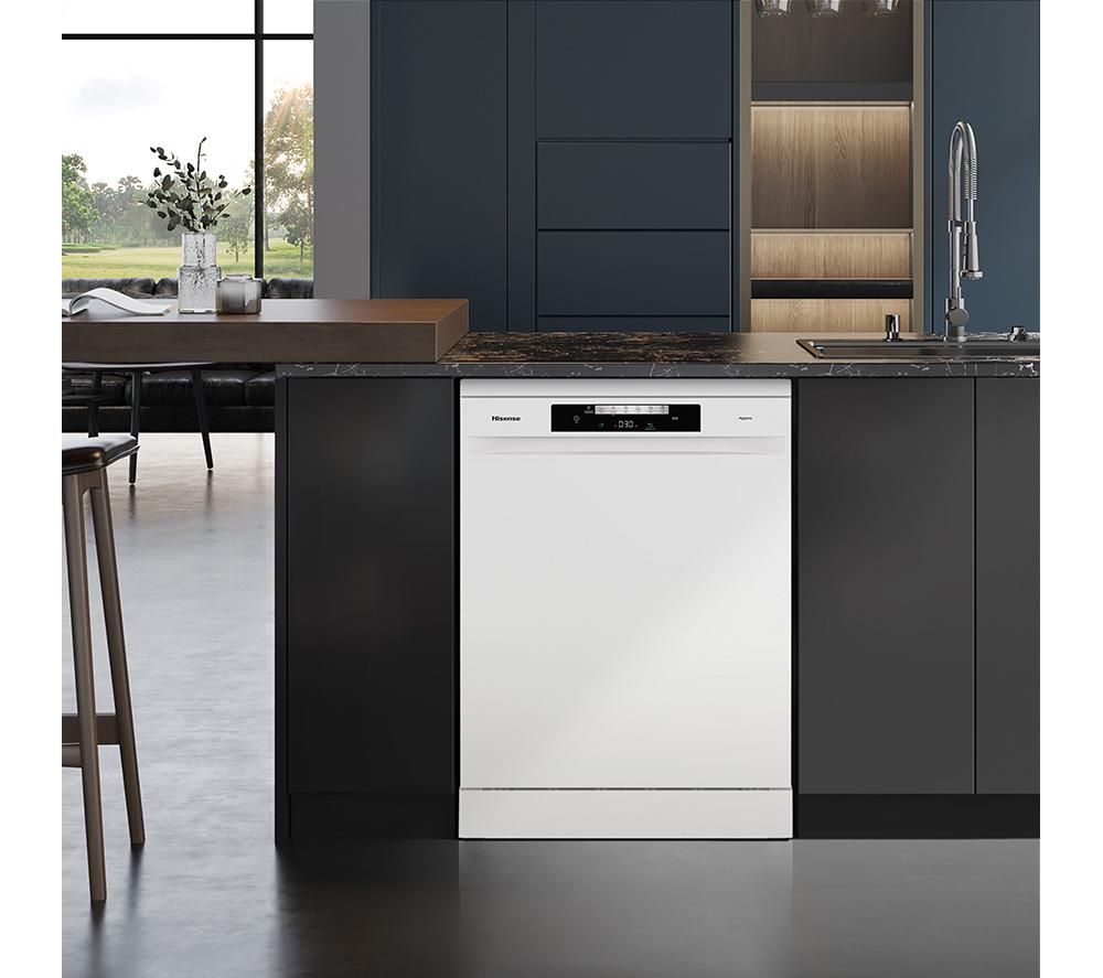 HISENSE HS642D90WUK Full-size Dishwasher - White image number 14 of 14