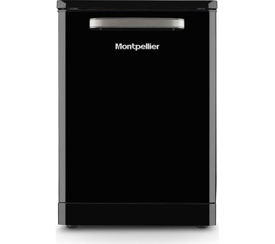 MONTPELLIER Retro MAB1353DK Full-size Dishwasher - Black