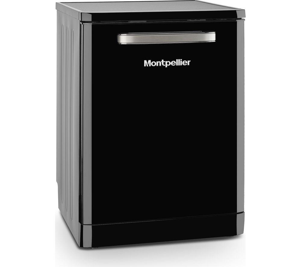 MONTPELLIER Retro MAB1353DK Full-size Dishwasher - Black image number 2 of 3