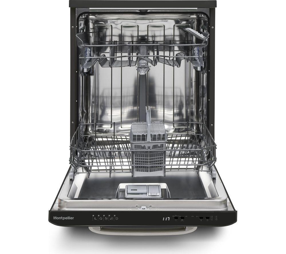 MONTPELLIER Retro MAB1353DK Full-size Dishwasher - Black image number 3 of 3