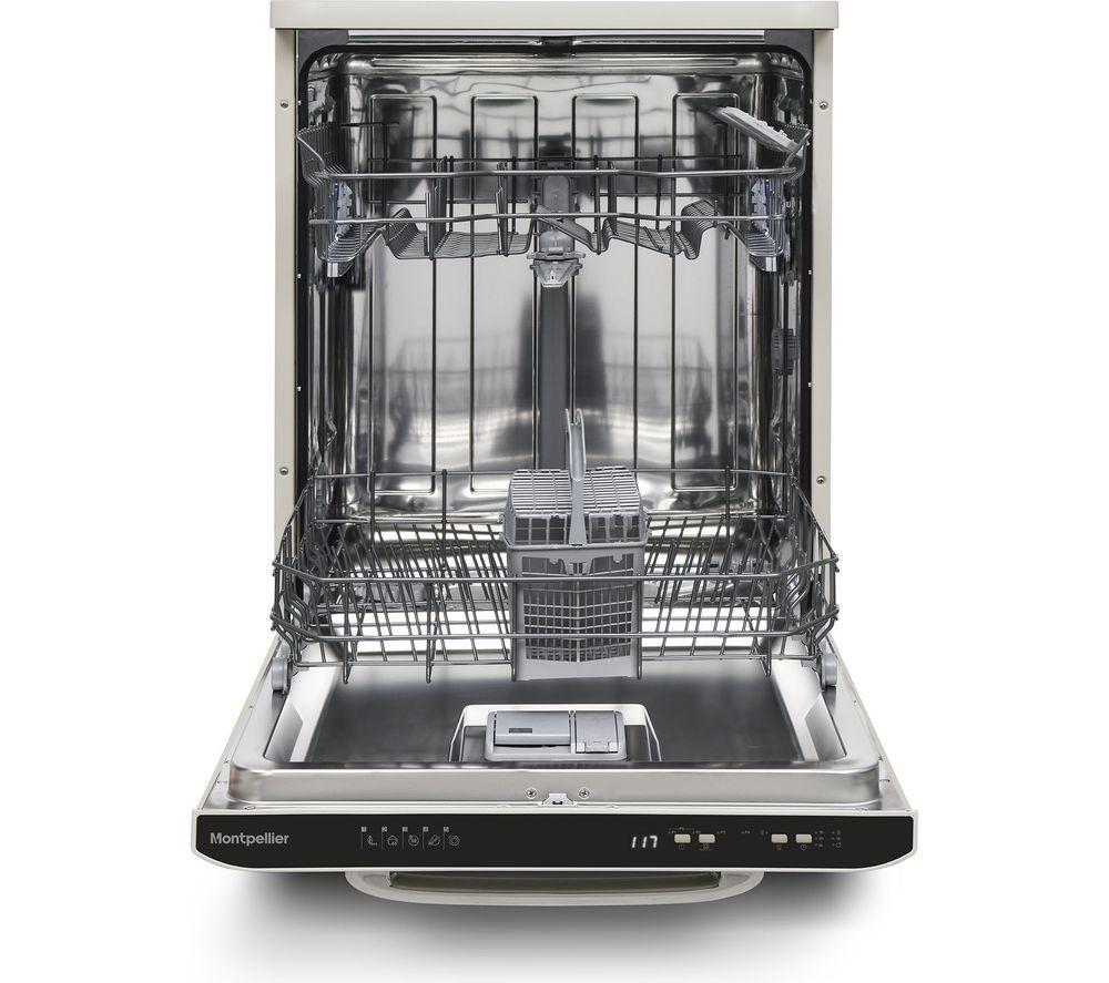 MONTPELLIER Retro MAB1353DC Full-size Dishwasher - Cream image number 4 of 4